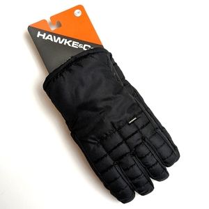 Hawke & Co Black Mid Weight Field Nylon Gloves Size L/XL NWT